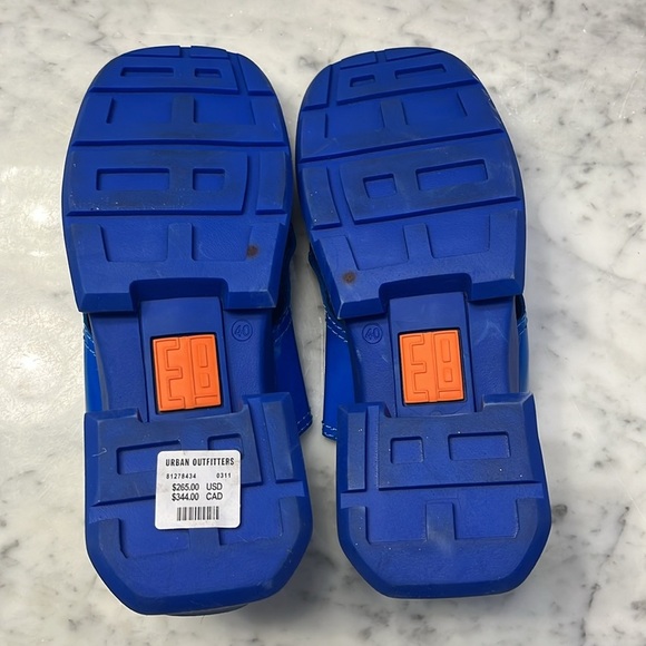 E8 by Miista Tawny Blue Mules Size EU 40 or US 9.5 NWT - Picture 9 of 14